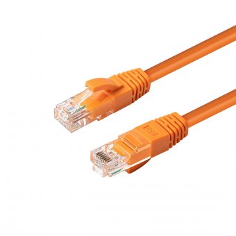 MicroConnect U/UTP CAT6 0.5M Orange LSZH Unshielded Network Cable, 