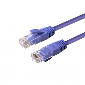 MicroConnect U/UTP CAT6 0.20M Purple LSZH Unshielded Network Cable, 