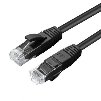 MicroConnect U/UTP CAT6 30M Black LSZH Unshielded Network Cable, 