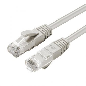 MicroConnect U/UTP CAT6 100M Grey LSZH Unshielded Network Cable, 