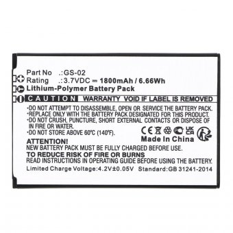 CoreParts Battery 3.7V 1800mAh 6.66Wh 
