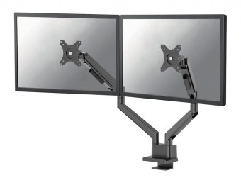 Neomounts DS70-250BL2, Dual Desk Mount  For 2 x 17-32" Monitors, Max 