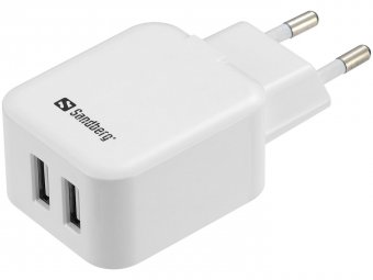 Sandberg AC Charger Dual USB 2.4+1A EU AC Charger Dual USB 2.4+1A 