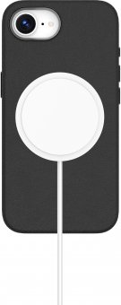 eSTUFF INFINITE (GRS) VENICE iPhone  16e Black Leather Magnetic 