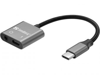 Sandberg USB-C Audio Adapter PD65W 
