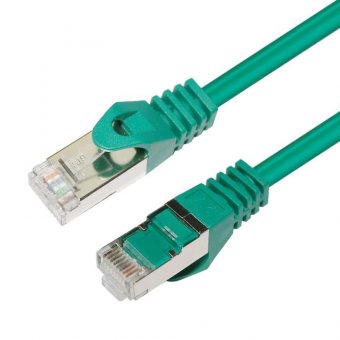 MicroConnect CAT7 S/FTP Network Cable 10m,  Green CAT7 S/FTP Network 