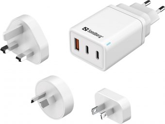 Sandberg 3in1 TravelCharger USB-C/A 65W 3in1 TravelCharger USB-C/A 