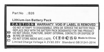CoreParts Battery Li-ion Black 5.00Wh 