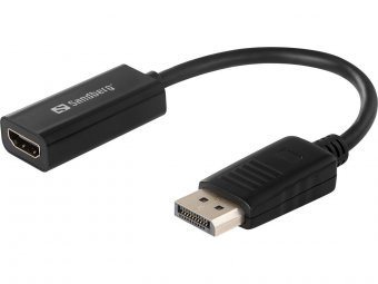 Sandberg Adapter DisplayPort to HDMI Adapter DisplayPort<gt/>HDMI, 