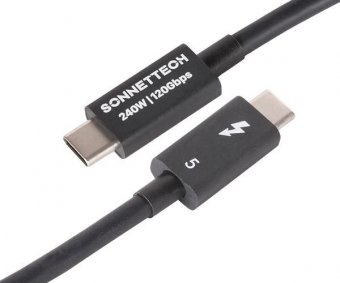 Sonnet Thunderbolt Cable 1 M 80  Gbit/S Black 