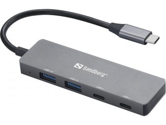 Sandberg USB-C to 2xUSB-A + 2xUSB-C Hub 