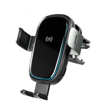 LogiLink Wireless Car Charger  w/Gravity Trigger, 15W 