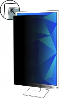 3M Black Privacy Filter for  21.5inch Widescreen Monitor 
