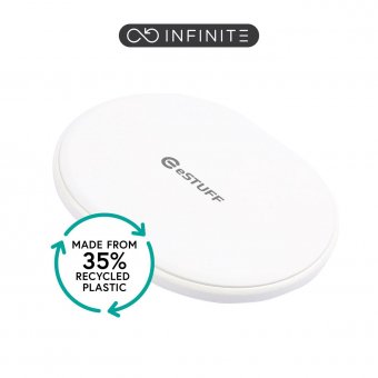 eSTUFF INFINITE (GRS) Wireless  Charger Pad 15W. White 