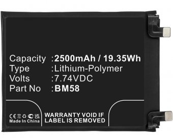 CoreParts Battery 19.35Wh Li-Polymer 
