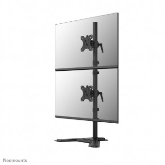 Neomounts DS45-600BL2V, Vertical Dual  Monitor Stand, 10-32", Max 2 