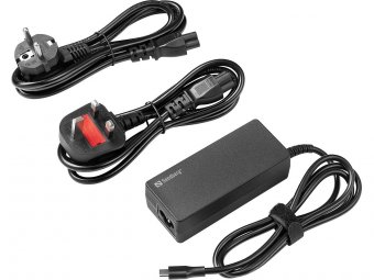 Sandberg USB-C AC Charger PD65W EU+UK  - disponible 48 / 72h 