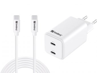 Sandberg AC Charger USB-C PD65W EU 3M  - disponible 48 / 72h 
