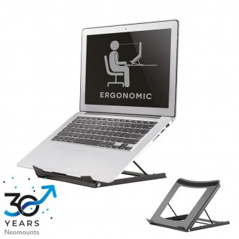 Neomounts NSLS075BLACK, Foldable Laptop  Stand, 10-16", Max 5 kg, 5  - disponible 15 jours 
