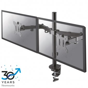 Neomounts FPMA-D550DBLACK, Full Motion  Dual Desk Mount (Clamp &  - disponible 15 jours 