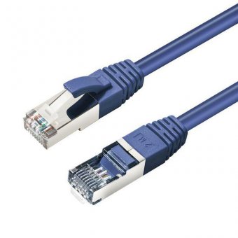 MicroConnect S/FTP CAT6 0.15m Blue LSZH PiMF (Pairs in metal foil)  - disponible 24 / 48h 