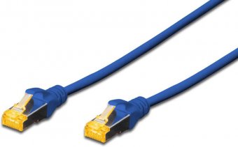 MicroConnect S/FTP CAT6A 5M Blue Snagless LSZH, Full copper AWG27 