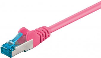 MicroConnect S/FTP CAT6A 5M Pink LSZH PIMF( Pairs in metal foil) 