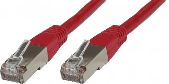 MicroConnect F/UTP CAT6 0.25m Red LSZH Outer Shield : Foil screening 