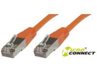 MicroConnect S/FTP CAT6 10m Orange LSZH PiMF (Pairs in metal foil) 