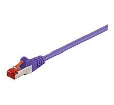 MicroConnect F/UTP CAT6 1m Purple PVC Outer Shield : Foil screening 