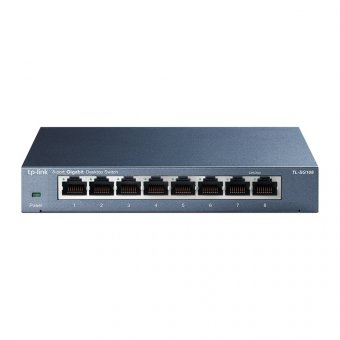 TP-LINK Switch TL-SG108 8xGBit Unmanaged MetallgehÃ¤use - disponible 24 / 48h 