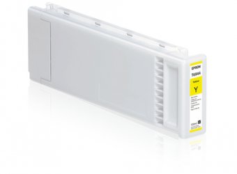 Epson T6944 - 700 ml - jaune - original - cartouche d'encre - pour SureColor SC-T3000, SC-T3000 POS, SC-T5000, SC-T5000 POS, SC-T5200, SC-T7000, SC-T7000 POS 