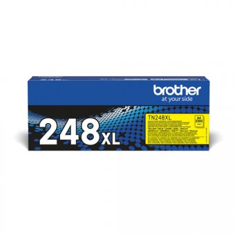 Brother TN248XLY - À rendement élevé - jaune - original - boîte - cartouche de toner - pour Brother DCP-L3515, L3520, L3555, L3560, HL-L3220, L3240, MFC-L3740, L3760, L8340, L8390 