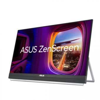 ASUS ZenScreen MB229CF - Écran LED - 22" - portable - 1920 x 1080 Full HD (1080p) @ 100 Hz - IPS - 250 cd/m² - 1000:1 - 5 ms - HDMI, USB-C - haut-parleurs - noir 
