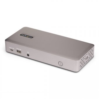 StarTech.com Triple-Monitor USB4 Docking Station, 4K 60Hz HDMI or DisplayPort, 100W Laptop Charging, 2.5GbE, USB-C Multi-Monitor Dock, Driverless - Station d'accueil - USB4 / Thunderbolt 4 - 3 x HDMI, 3 x DP - 1GbE, 2.5GbE - 180 Watt 