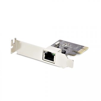 StarTech.com 1-Port Gigabit PCIe Network Adapter Card, TAA Compliant - Adaptateur réseau - PCI Express x1 profil bas - Gigabit Ethernet x 1 - noir - Conformité TAA 