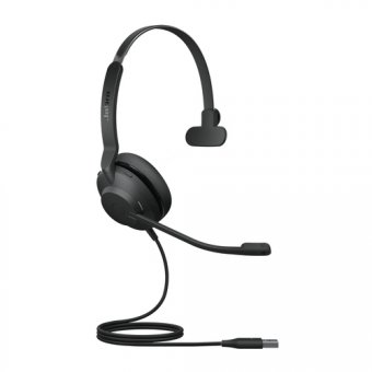 Jabra Evolve2 30 SE UC Mono - Micro-casque - sur-oreille - filaire - USB-A - isolation acoustique - Optimisé pour la CU 