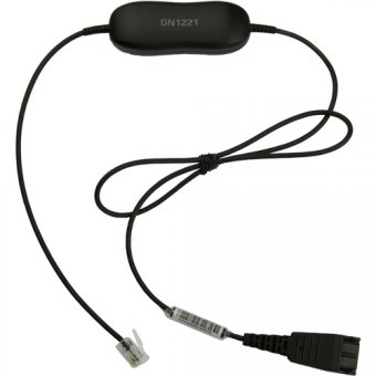 Jabra GN1221 Sound Limiter - Câble pour casque micro - RJ-9 mâle pour Déconnexion rapide - 80 cm 