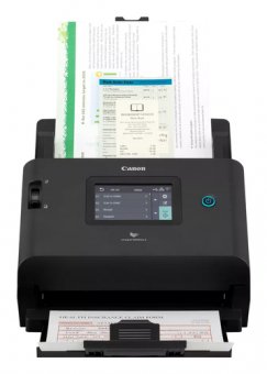 Canon imageFORMULA DR-S350NW - Scanner de documents - Capteur d'images de contact (CIS) - Recto-verso - largeur de balayage maximale : 8.5" - 600 dpi x 600 dpi - jusqu'à 50 ppm (mono) / jusqu'à 50 ppm (couleur) - Chargeur automatique de documents (60 feui 