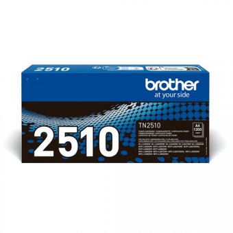 Brother TN-2510 - Haute capacité - noir - original - boîte - cartouche de toner - pour Brother DCP-L2620, L2627, L2660, HL-L2400, L2445, L2447, MFC-L2800, L2827, L2860 