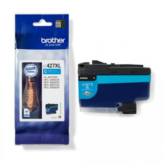 Brother LC427XLC - Haute capacité - cyan - original - cartouche d'encre - pour Brother HL-J6010DW, MFC-J5955DW, MFC-J6955DW, MFC-J6957DW 