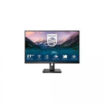 Philips S-line 275S9JML - Écran LED - 27" - 2560 x 1440 QHD @ 75 Hz - VA - 300 cd/m² - 4000:1 - 4 ms - HDMI, DisplayPort - haut-parleurs - noir texturé 