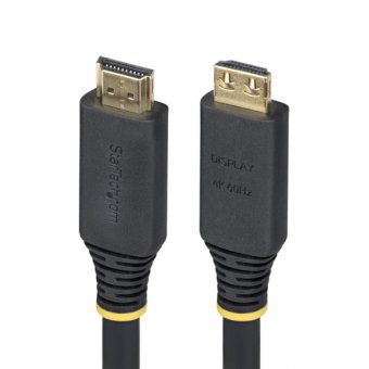 StarTech.com 35ft (10.6m) Active HDMI Cable w/Gripping Connectors - High speed - câble HDMI avec Ethernet - HDMI mâle pour HDMI mâle - 10.6 m - blindé - noir - actif, support pour 2K144Hz, prise en charge UHD 4K60Hz, prise en charge de HDR10 