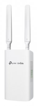 TP-Link Omada ER703WP-4G-Outdoor V1 - Passerelle - 1GbE - Wi-Fi 6 - 4G - 2.4 GHz, 5 GHz - SIP - 4G LTE-FDD B1/B3/B5/B7/B8/B20/B28/B32 4G LTE-TDD B38/B40/B41 3G DC-HSDPA/HSPA+/HSDPA/HSUPA/WCDMA B1/B3/B5/B8 - géré par le Cloud - montage sur mur/sur poteau 