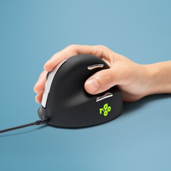 R-GO TOOL Souris HE Break, droiter, filaire, L noire - disponible 24 / 48h 