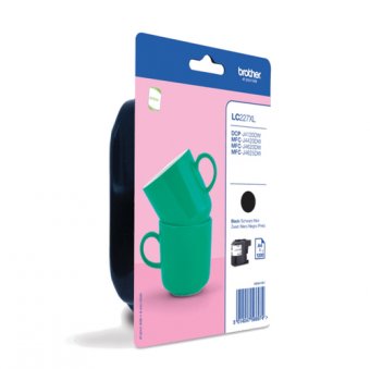 Brother LC227XLBKBP - À rendement élevé - noir - original - blister - cartouche d'encre - pour Brother DCP-J4120DW, MFC-J4420DW, MFC-J4625DW 