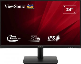 ViewSonic VA240-H-2 - Écran LED - 24" (23.8" visualisable) - 1920 x 1080 Full HD (1080p) @ 75 Hz - IPS - 250 cd/m² - 1000:1 - 1 ms - HDMI, VGA 