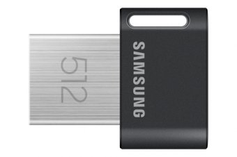 Samsung FIT Plus MUF-512AB - Clé USB - 512 Go - USB 3.2 Gen 1 - noir 