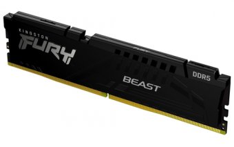 Kingston FURY Beast - DDR5 - module - 32 Go - DIMM 288 broches - 5200 MHz / PC5-41600 - CL40 - 1.25 V - mémoire sans tampon - on-die ECC 