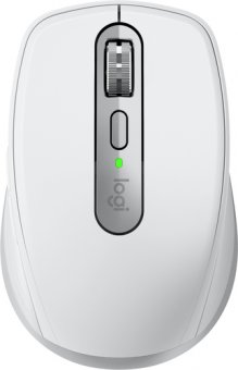 Logitech Master Series MX Anywhere 3S for Mac - Souris - 6 boutons - sans fil - Bluetooth - gris pâle 